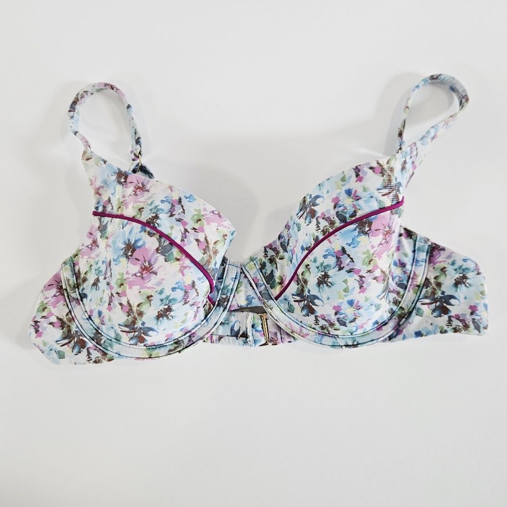 Sunsets Unforgettable Flawless Floral Adjustable Strap Underwire Bikini Top M